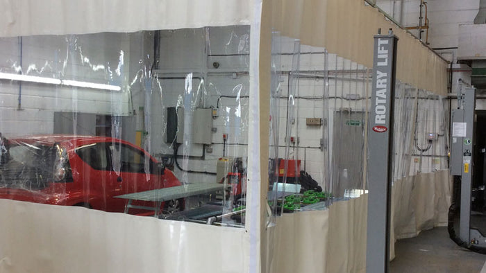 How an industrial curtain can transform a workspace