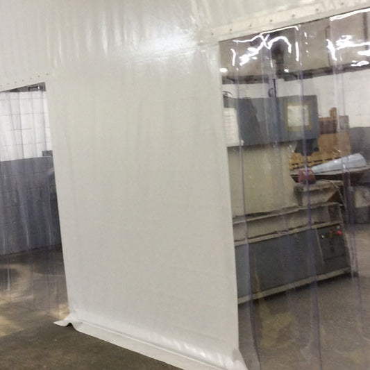 Low cost workshop dividing wall put up in just one day for Cooney Marine