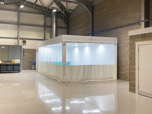 Industrial Workshop Curtains - Made-to-Measure