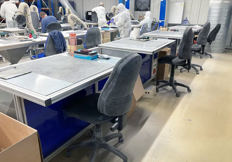 Industrial Extraction Preparation Bench